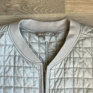 Ladies Athleta size medium light weight quilted coat.